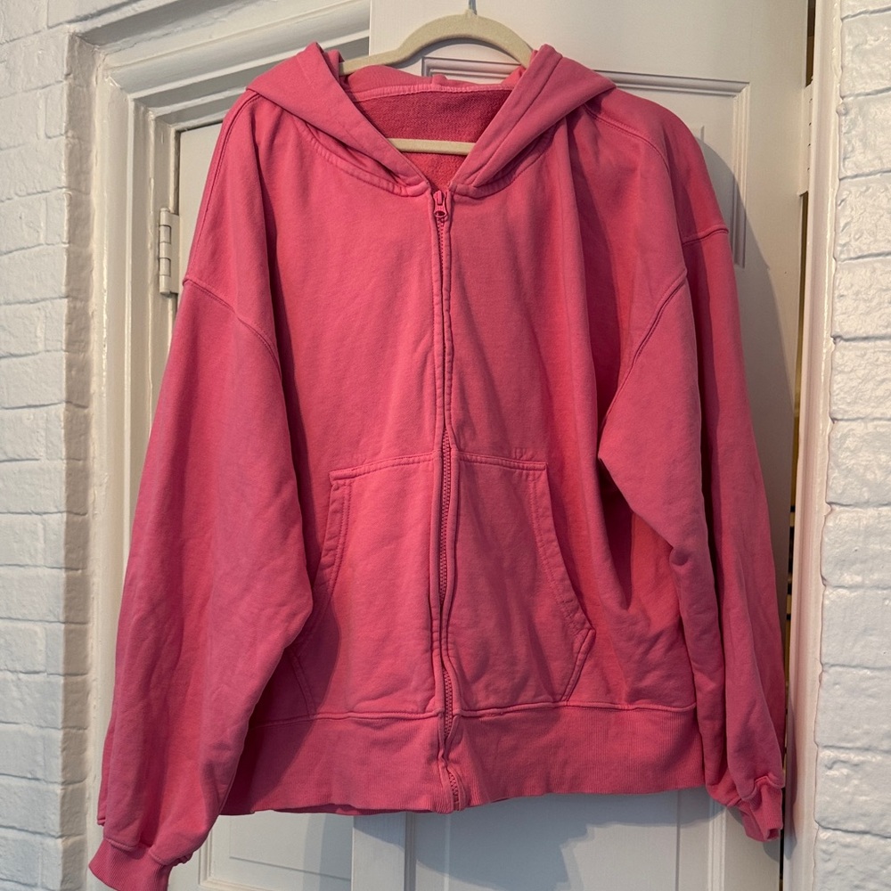 Daily Drills Vibrant Pink Hoodie